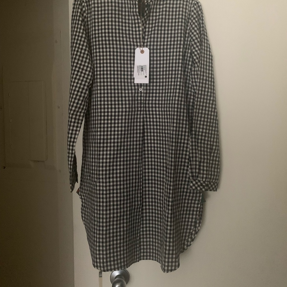 Mid Length 100% Cotton Kurta (Medium - US size 8-10 / waist 28 / chest 36.5)